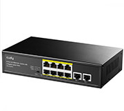 cudy switch fs1010pg 8 port 10 100m poe switch with 2 uplink ports photo