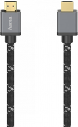 hama 205239 ultra high speed hdmi cable plug plug 8k metal ethernet 20 m photo