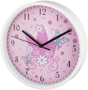 hama 186377 crown children s wall clock diameter 225 cm low noise photo