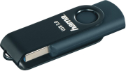 hama 182466 rotate 256gb usb 30 flash drive 90 mb s petrol blue