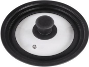 hama 111544 xavax universal lid with steam vent for pots and pans 16 18 20 cm glass photo