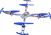 syma x15t quad copter 24g 4 channel stunt drone blue