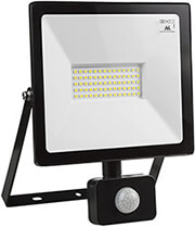 maclean mce650 led ip44 floodlight with maclean 50w neutral white 4000k sensor photo