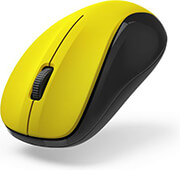 hama 173023 mw 300 v2 optical 3 button wireless mouse quiet usb receiver yellow photo