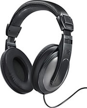 hama 181144 shelltv tv headphones over ear one sided long cable 6 m black photo