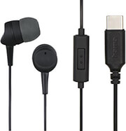 hama 184141 sea headphones in ear microphone cable kink protection usb c black photo