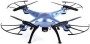 syma x5hc 4 channel 24g rc quad copter with gyro camera 4gb micro sd blue photo