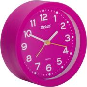 mebus 27210 quarz alarm clock pink photo