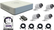 eonboom ahr 2304nh dvr nvr 4ch 4 bullet 720p cameras with accessories photo