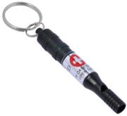 munkees 3385 emergency whistle keyring with waterproof capsule black photo