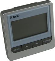 karce ld526 alarm clock silver photo