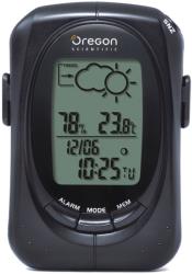 oregon scientific eb313hgn handheld weather forecaster with alarm clock photo