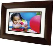 hewlett packard df1010p3 101 dark espresso wood photo frame photo