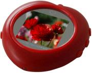 jv photo frame digital 15 with led heart shape red photo