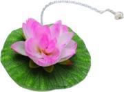 lotus leaf floating bath plug white photo