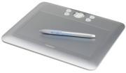 wacom bamboo fun medium tablet silver photo