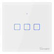 SONOFF T0EU3C-TX 3 CHANNEL TOUCH LIGHT SWITCH WI-FI WHITE