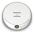 lenco cd 201si port cd mp3 player anti shock silver photo