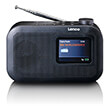 lenco pdr 026bk portable dab fm radio with bluetooth black photo