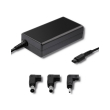 qoltec 51759 power adapter designed for samsungsony 65w 3 plugs power cable photo