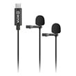 BOYA BY-M3D DUAL MIC LAVALIER MICROPHONE FOR USB TYPE-C DEVICES