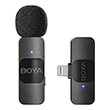 BOYA BY-V1 WIRELESS LAVALIER MICROPHONE FOR IPHONE IPAD MINI LAPEL LIGHTNING CONNECTION