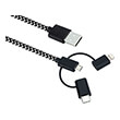SANDBERG 3IN1 LIGHTNING MICRO USB USB-C 1M (441-01)