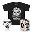 FUNKO POCKET POP! TEE (CHILD): STAR WARS - STORMTROOPER (SPECIAL EDITION) VINYL FIGURE T-SHIRT (S)