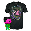 F.P!TEE(ADULT):MARVEL WHAT IF...?INFINITY KILLMONGER(BLACKLIGHT)SP.ED. BOBBLE-HEAD VIN.FIG T-SHIRT S
