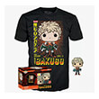 F.P!TEES(ADULT):MY HERO ACADEMIA-KATSUKI BAKUGO(METALLIC) (SPECIAL EDITION)VINYL FIGURE T-SHIRT (S)