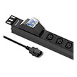 qoltec power strip for rack 19 with cb 1u 10a pdu 8xiec c13 2m photo