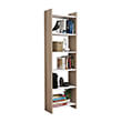 bibliothiki melaminis sonoma leyko hm922612 485x22x160y ek photo