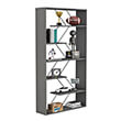 bibliothiki tars gkri melamini mayres metallikes berges hm224020 84x24x157y ek photo