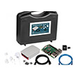 raspberry pi 3b case heatsinks microhdmi ethernet sdcard charger starter kit photo