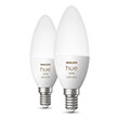 PHILIPS HUE LED LAMP E14 2-PACK 5.3W 320LM WHITE COLOR AMBIANCE