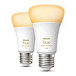PHILIPS HUE LED LAMP E27 2-PACK SET 8W 800LM WHITE AMBIANCE