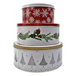 koytia metallika xmas sxedia set3tem stroggyla f25x10cm f22x9cm f17x8cm photo