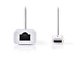nedis ccgp64950wt02 usb type c adapter cable type c male rj45 female 02 m white photo