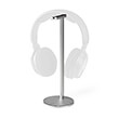 nedis hpst200al headphones stand height 276 cm aluminium aluminium photo