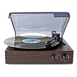 nedis turn220bn turntable 18 w pc conversion automatic turn off dust cover brown photo