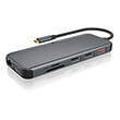 RAIDSONIC ICYBOXIB-DK4060-CPD 12-IN-1 MOBILE DOCKING STATION WITH TRIPLE VIDEO OUTPUT