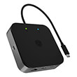 ICYBOXIB-DK408-C41 7-IN-1 USB 4 DOCKING STATION WITH DUAL VIDEO OUTPUT
