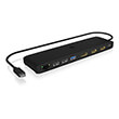 ICYBOXIB-DK2116-C 11-IN-1 MOBILE DOCKING STATION WITH TRIPLE VIDEO OUTPUT