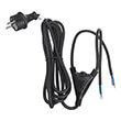 maclean mce586 power cable 5m for two floodlight spotlights photo