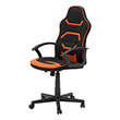 carmen 6309 gaming chair black orange photo