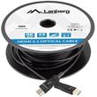 lanberg hdmi m m v21 cable 10m optical black photo