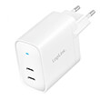 logilink pa0282 dual usb power socket 2xusb c pd 40w white photo