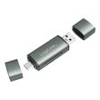 logilink cr0043 usb 32 gen1 card reader for sd and microsd card aluminium case photo