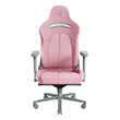 razer enki quartz gaming chair built in lumbar arch memory foam pu leather adjustable recline photo