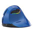 delux m618mini blue wireless vertical mouse rgb photo